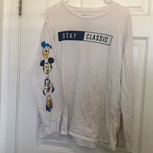 “Stay Classic” Disney Long Sleeve with Characters